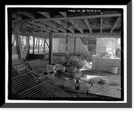 Historic Framed Print, Richmond Hill Plantation, Sterling Creek Lettuce Shed, East of Richmond Hill on Ford Neck Road, Richmond Hill, Bryan County, GA - 10,  17-7/8" x 21-7/8"