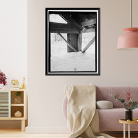 Historic Framed Print, Richmond Hill Plantation, Sterling Creek Lettuce Shed, East of Richmond Hill on Ford Neck Road, Richmond Hill, Bryan County, GA - 15,  17-7/8" x 21-7/8"