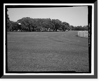 Historic Framed Print, Richmond Hill Plantation, Caretaker's House, East of Richmond Hill on Ford Neck Road, Richmond Hill, Bryan County, GA,  17-7/8" x 21-7/8"
