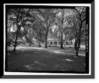 Historic Framed Print, Richmond Hill Plantation, Caretaker's House, East of Richmond Hill on Ford Neck Road, Richmond Hill, Bryan County, GA - 2,  17-7/8" x 21-7/8"
