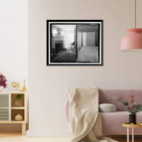 Historic Framed Print, Richmond Hill Plantation, Caretaker's House, East of Richmond Hill on Ford Neck Road, Richmond Hill, Bryan County, GA - 9,  17-7/8" x 21-7/8"