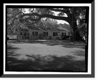Historic Framed Print, Richmond Hill Plantation, Stable/Garage, East of Richmond Hill on Ford Neck Road, Richmond Hill, Bryan County, GA - 3,  17-7/8" x 21-7/8"