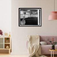 Historic Framed Print, Richmond Hill Plantation, Stable/Garage, East of Richmond Hill on Ford Neck Road, Richmond Hill, Bryan County, GA - 7,  17-7/8" x 21-7/8"