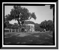 Historic Framed Print, Richmond Hill Plantation, Ford Mansion, East of Richmond Hill on Ford Neck Road, Richmond Hill, Bryan County, GA - 5,  17-7/8" x 21-7/8"