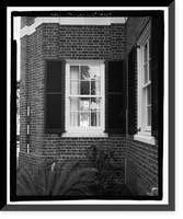 Historic Framed Print, Richmond Hill Plantation, Ford Mansion, East of Richmond Hill on Ford Neck Road, Richmond Hill, Bryan County, GA - 10,  17-7/8" x 21-7/8"