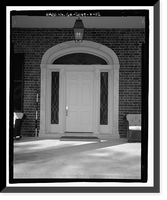 Historic Framed Print, Richmond Hill Plantation, Ford Mansion, East of Richmond Hill on Ford Neck Road, Richmond Hill, Bryan County, GA - 12,  17-7/8" x 21-7/8"