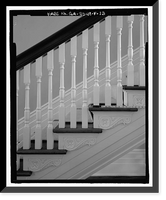 Historic Framed Print, Richmond Hill Plantation, Ford Mansion, East of Richmond Hill on Ford Neck Road, Richmond Hill, Bryan County, GA - 13,  17-7/8" x 21-7/8"