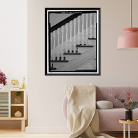 Historic Framed Print, Richmond Hill Plantation, Ford Mansion, East of Richmond Hill on Ford Neck Road, Richmond Hill, Bryan County, GA - 13,  17-7/8" x 21-7/8"