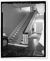 Historic Framed Print, Richmond Hill Plantation, Ford Mansion, East of Richmond Hill on Ford Neck Road, Richmond Hill, Bryan County, GA - 14,  17-7/8" x 21-7/8"