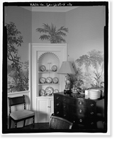 Historic Framed Print, Richmond Hill Plantation, Ford Mansion, East of Richmond Hill on Ford Neck Road, Richmond Hill, Bryan County, GA - 16,  17-7/8" x 21-7/8"