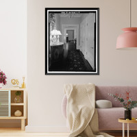 Historic Framed Print, Richmond Hill Plantation, Ford Mansion, East of Richmond Hill on Ford Neck Road, Richmond Hill, Bryan County, GA - 19,  17-7/8" x 21-7/8"