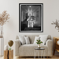 Historic Framed Print, Richmond Hill Plantation, Ford Mansion, East of Richmond Hill on Ford Neck Road, Richmond Hill, Bryan County, GA - 20,  17-7/8" x 21-7/8"