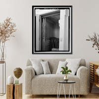 Historic Framed Print, Richmond Hill Plantation, Ford Mansion, East of Richmond Hill on Ford Neck Road, Richmond Hill, Bryan County, GA - 24,  17-7/8" x 21-7/8"