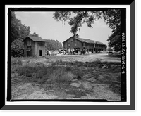 Historic Framed Print, Richmond Hill Plantation, Cherry Hill Lettuce Shed, East of Richmond Hill on Ford Neck Road, Richmond Hill, Bryan County, GA - 9,  17-7/8" x 21-7/8"