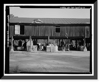 Historic Framed Print, Richmond Hill Plantation, Cherry Hill Lettuce Shed, East of Richmond Hill on Ford Neck Road, Richmond Hill, Bryan County, GA - 11,  17-7/8" x 21-7/8"