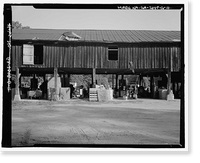 Historic Framed Print, Richmond Hill Plantation, Cherry Hill Lettuce Shed, East of Richmond Hill on Ford Neck Road, Richmond Hill, Bryan County, GA - 11,  17-7/8" x 21-7/8"