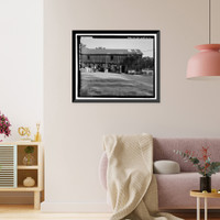 Historic Framed Print, Richmond Hill Plantation, Cherry Hill Lettuce Shed, East of Richmond Hill on Ford Neck Road, Richmond Hill, Bryan County, GA - 12,  17-7/8" x 21-7/8"