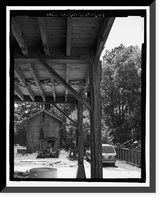 Historic Framed Print, Richmond Hill Plantation, Cherry Hill Lettuce Shed, East of Richmond Hill on Ford Neck Road, Richmond Hill, Bryan County, GA - 14,  17-7/8" x 21-7/8"