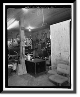 Historic Framed Print, Richmond Hill Plantation, Cherry Hill Lettuce Shed, East of Richmond Hill on Ford Neck Road, Richmond Hill, Bryan County, GA - 17,  17-7/8" x 21-7/8"