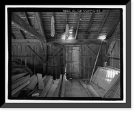 Historic Framed Print, Richmond Hill Plantation, Cherry Hill Lettuce Shed, East of Richmond Hill on Ford Neck Road, Richmond Hill, Bryan County, GA - 18,  17-7/8" x 21-7/8"