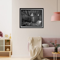 Historic Framed Print, Richmond Hill Plantation, Cherry Hill Lettuce Shed, East of Richmond Hill on Ford Neck Road, Richmond Hill, Bryan County, GA - 18,  17-7/8" x 21-7/8"