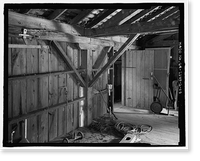Historic Framed Print, Richmond Hill Plantation, Cherry Hill Lettuce Shed, East of Richmond Hill on Ford Neck Road, Richmond Hill, Bryan County, GA - 19,  17-7/8" x 21-7/8"