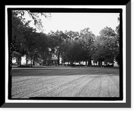 Historic Framed Print, Richmond Hill Plantation, Laboratory-Powerhouse & Chimney, East of Richmond Hill on Ford Neck Road, Richmond Hill, Bryan County, GA - 2,  17-7/8" x 21-7/8"