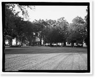 Historic Framed Print, Richmond Hill Plantation, Laboratory-Powerhouse & Chimney, East of Richmond Hill on Ford Neck Road, Richmond Hill, Bryan County, GA - 2,  17-7/8" x 21-7/8"