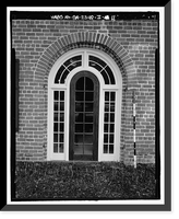 Historic Framed Print, Richmond Hill Plantation, Laboratory-Powerhouse & Chimney, East of Richmond Hill on Ford Neck Road, Richmond Hill, Bryan County, GA - 11,  17-7/8" x 21-7/8"