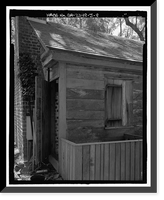 Historic Framed Print, Richmond Hill Plantation, Oyster House, East of Richmond Hill on Ford Neck Road, Richmond Hill, Bryan County, GA - 8,  17-7/8" x 21-7/8"