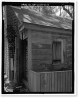 Historic Framed Print, Richmond Hill Plantation, Oyster House, East of Richmond Hill on Ford Neck Road, Richmond Hill, Bryan County, GA - 8,  17-7/8" x 21-7/8"