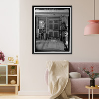 Historic Framed Print, Richmond Hill Plantation, Oyster House, East of Richmond Hill on Ford Neck Road, Richmond Hill, Bryan County, GA - 11,  17-7/8" x 21-7/8"