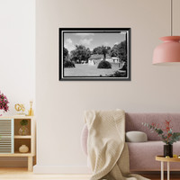 Historic Framed Print, Stafford Plantation, Playhouse, Saint Marys, Camden County, GA - 2,  17-7/8" x 21-7/8"