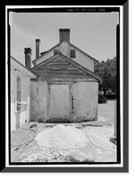 Historic Framed Print, Stafford Plantation, Playhouse, Saint Marys, Camden County, GA - 6,  17-7/8" x 21-7/8"