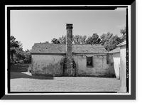 Historic Framed Print, Stafford Plantation, Playhouse, Saint Marys, Camden County, GA - 8,  17-7/8" x 21-7/8"