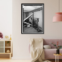 Historic Framed Print, Stafford Plantation, Playhouse, Saint Marys, Camden County, GA - 10,  17-7/8" x 21-7/8"