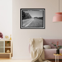 Historic Framed Print, Free Cabin, State Route 121-U.S. Highway 25-Peach Orchard Road, Hephzibah, Richmond County, GA - 2,  17-7/8" x 21-7/8"