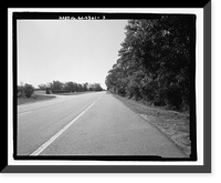 Historic Framed Print, Free Cabin, State Route 121-U.S. Highway 25-Peach Orchard Road, Hephzibah, Richmond County, GA - 3,  17-7/8" x 21-7/8"