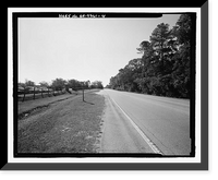 Historic Framed Print, Free Cabin, State Route 121-U.S. Highway 25-Peach Orchard Road, Hephzibah, Richmond County, GA - 4,  17-7/8" x 21-7/8"