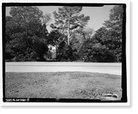Historic Framed Print, Free Cabin, State Route 121-U.S. Highway 25-Peach Orchard Road, Hephzibah, Richmond County, GA - 5,  17-7/8" x 21-7/8"