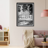Historic Framed Print, Plum Orchard, Saint Marys, Camden County, GA - 4,  17-7/8" x 21-7/8"