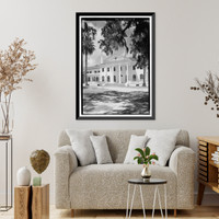 Historic Framed Print, Plum Orchard, Saint Marys, Camden County, GA - 4,  17-7/8" x 21-7/8"