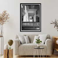 Historic Framed Print, Plum Orchard, Saint Marys, Camden County, GA - 7,  17-7/8" x 21-7/8"