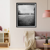 Historic Framed Print, Fannin-Truitt-Handley House, Woodshed, 2301 Whitesville Road, La Grange, Troup County, GA - 4,  17-7/8" x 21-7/8"