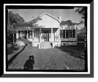 Historic Framed Print, Carter-Evans House, 603 South Harris Street, Sandersville, Washington County, GA,  17-7/8" x 21-7/8"
