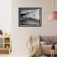 Historic Framed Print, Bumper Distributors Building, 543 Broadway Lane, Macon, Bibb County, GA - 6,  17-7/8" x 21-7/8"