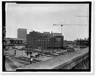 Historic Framed Print, Georgia Power Atlanta Division Building, 143 Alabama Street, Atlanta, Fulton County, GA - 7,  17-7/8" x 21-7/8"