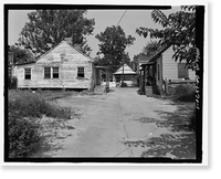 Historic Framed Print, 621 Ruben Street (House), Savannah, Chatham County, GA,  17-7/8" x 21-7/8"