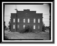 Historic Framed Print, Atlantic Coastline Railroad Freight Warehouse, 1 Ninth Street, Augusta, Richmond County, GA - 4,  17-7/8" x 21-7/8"