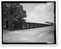 Historic Framed Print, Atlantic Coastline Railroad Freight Warehouse, 1 Ninth Street, Augusta, Richmond County, GA - 5,  17-7/8" x 21-7/8"